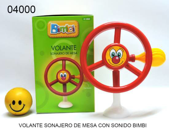 Imagen de VOLANTE SONAJERO DE MESA CON SONIDO BIMBI 1.26